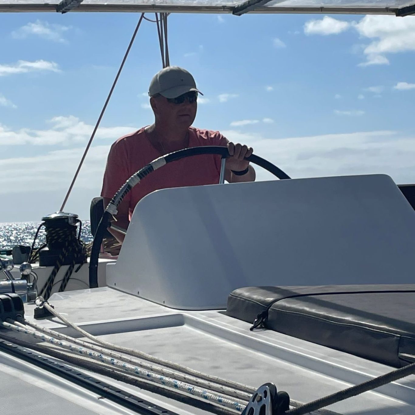 Autor auf dem Boot Autor auf dem Boot